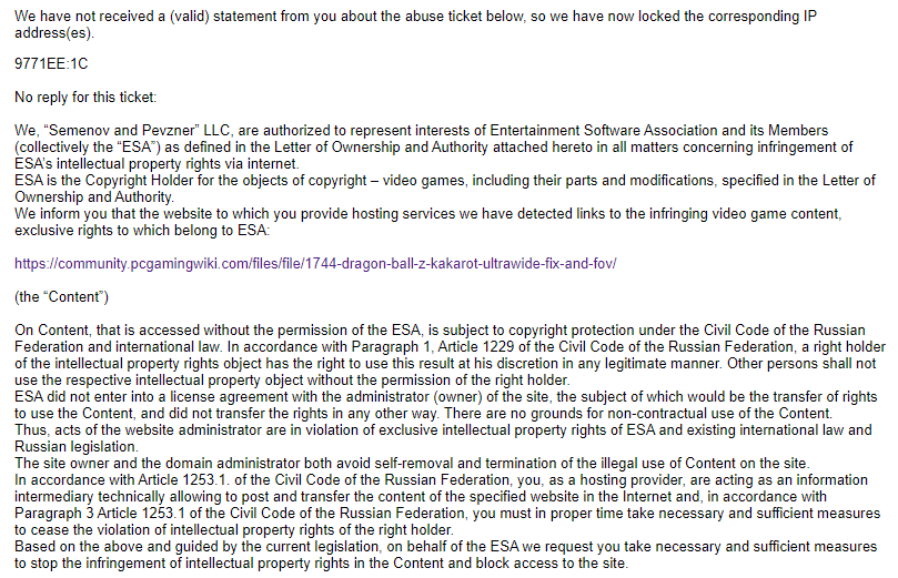 PCGamingWiki tweet media