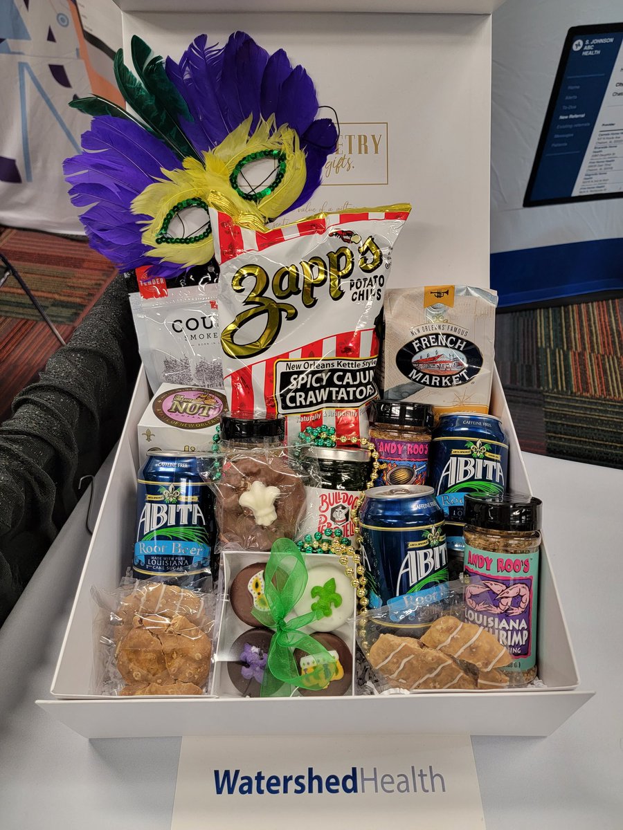 Are you attending the #BeckersAnnualMeeting in Chicago? Stop by the Watershed Booth (814) before 6pm today to enter our Taste of New Orleans gift basket raffle. You'll have a chance to take home this amazing gift basket full of New Orleans foods and treats tonight!