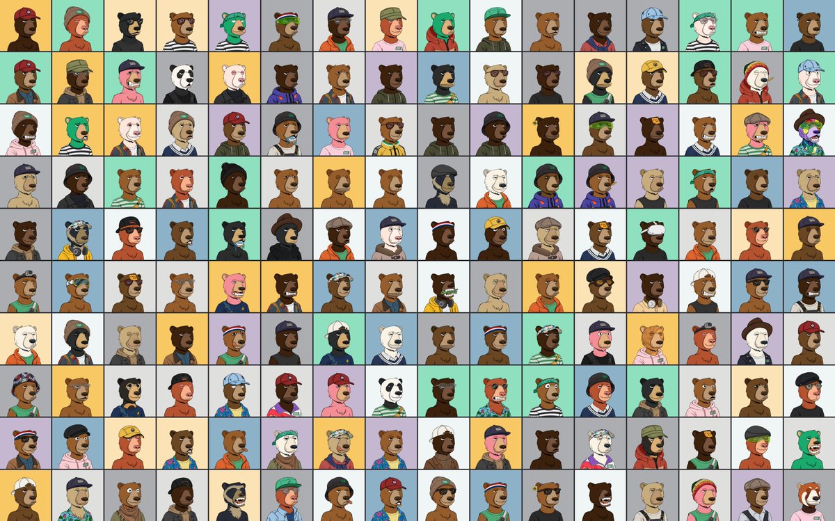 HGEABC's tweet photo. Okay, this just happened👌🐻

After I bought the Rank1 @okaybears and tweeted about it, I felt bad and feeling underexposed.

I look at the floor ones and they actually look as good as rare ones, there is no floor trait, only ones that are more connected to you, represent you!
🧵 https://t.co/HP4Myirdlz