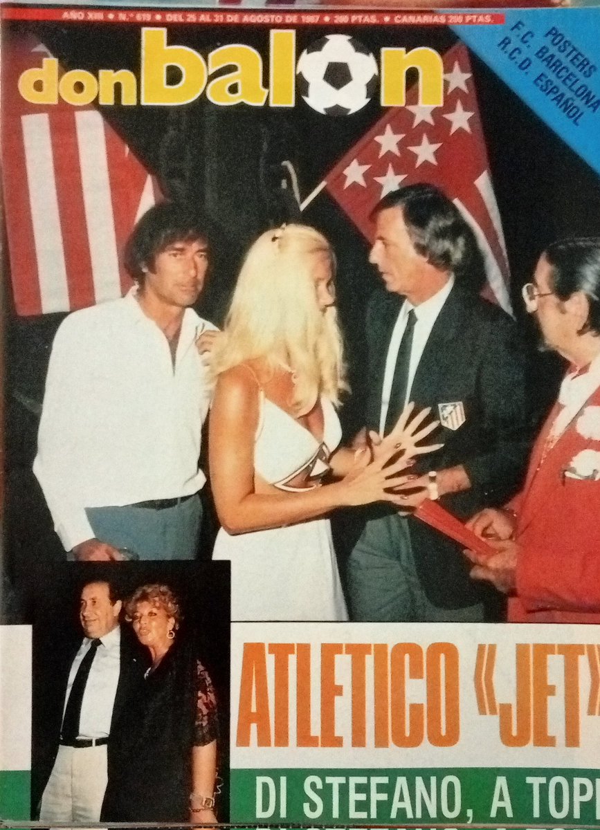 Portada núm 619 del 25 al 31 d agosto d 1987, se venía el mandato d Gil y Gil en el <a href="/Atleti/">Atlético de Madrid</a>...a lo grande,fichajes d relumbrón y la Jet set d entonces alrededor del club..