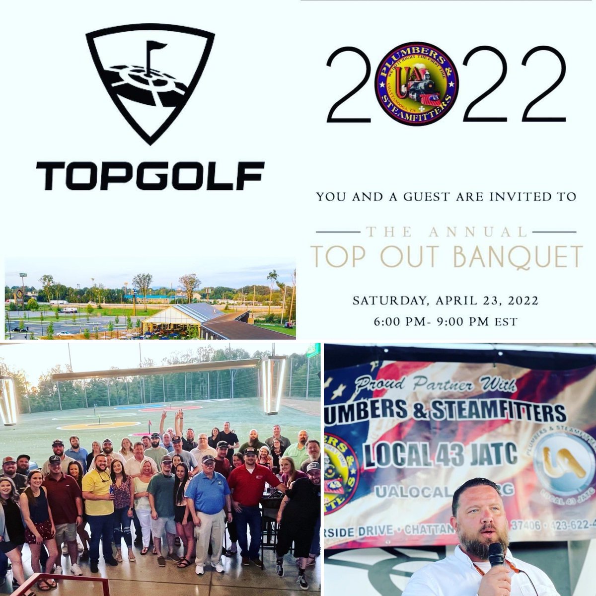 Congratulations to all of our 5th Year Apprentices on their recent graduation!! We had a blast celebrating at Topgolf this past weekend. The future is bright at Local 43!