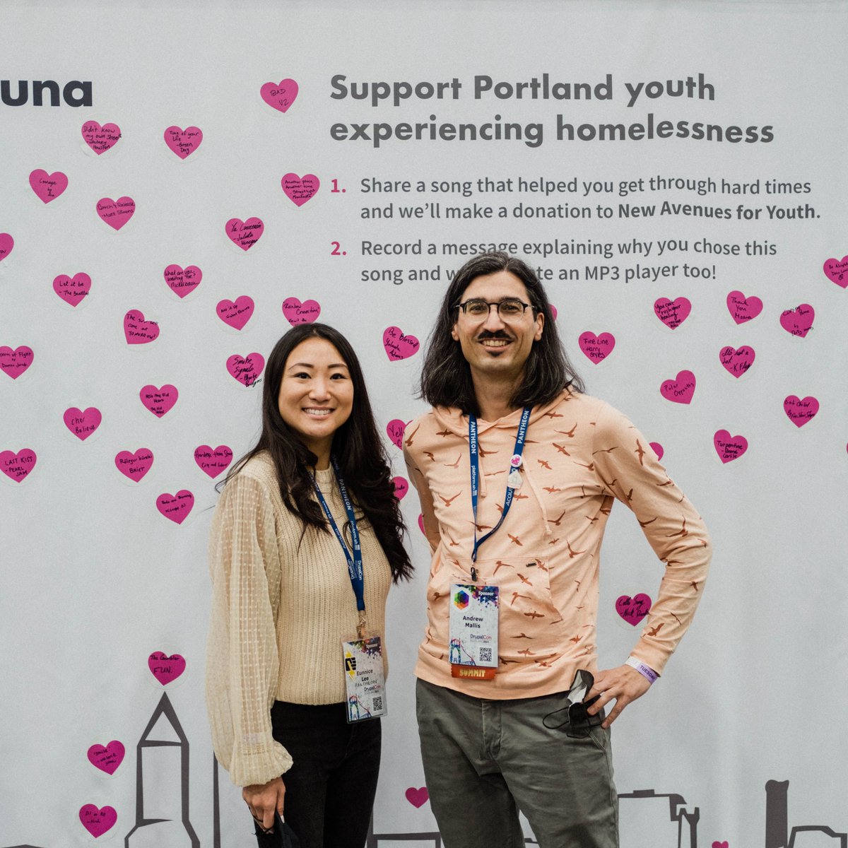 kalamuna's tweet photo. It's day three at #DrupalConPortland! The stories we've heard and the response to @newaves4youth's story have been inspiring and heartwarming. We're excited for another day to spend another day with our community and push our industry into the future.
#drupalcon2022 https://t.co/OqYxKMZvtR
