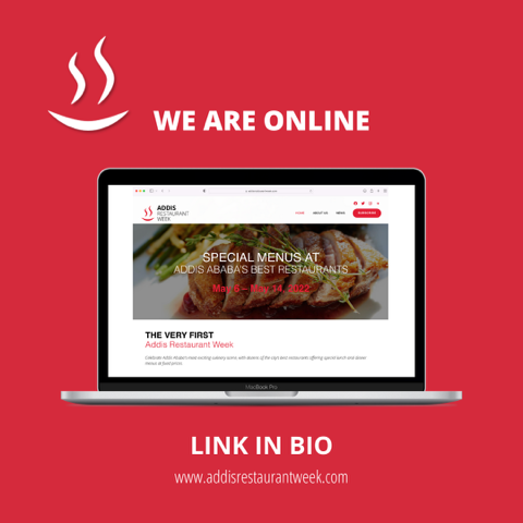 addisrw2022's tweet photo. We are delighted to announce that our website is up! Head over there to know all about ARW!
#AddisRestaurantWeek #Ethiopia #AddisAbaba #ThingsToDo #Fun #Restaurant #RestaurantOwners #FoodPorn #FoodPhotography #Foodie #FoodBlogger https://t.co/Si2Wms1T5G