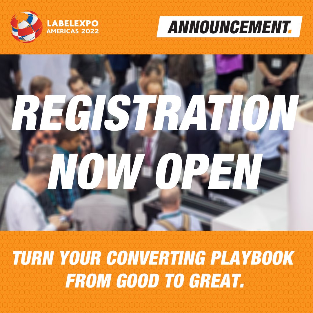 Labelexpo's tweet photo. The #labels all-stars, the package #printing MVPs and the promising rookies all come together under one roof this September.

Have you scored a ticket? 👉 https://t.co/Bwfr3UKD1W https://t.co/UVY9rBOjld