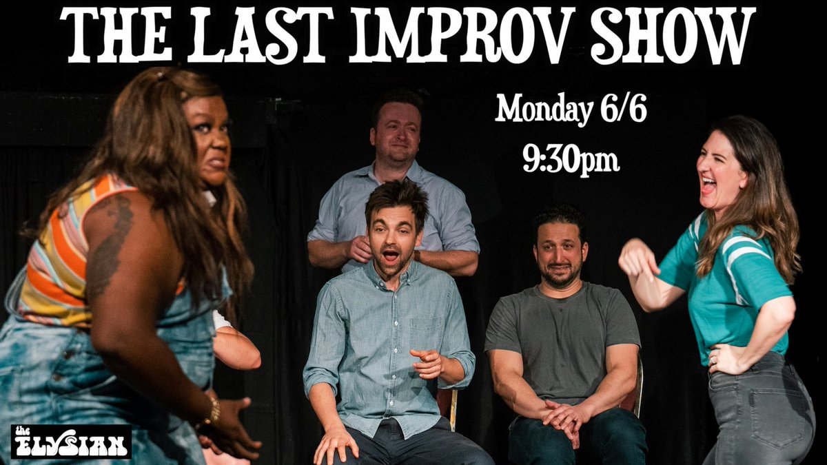 The Elysian (@elysiantheater) on Twitter photo MON 6/6 @ 9:30 PM!
<a href="/DanBlackAttack/">Dan Black π π</a> returns to The Elysian w/ an all-star cast of improvisers:
<a href="/DarcyCarden/">D'Arcy Carden</a>
<a href="/nicolebyer/">Nicole Byer aka peppa pig slut</a>
@notneilcasey
<a href="/brandonSJ/">Puto Sanchez</a>
& <a href="/paulbwelsh/">Paul Welsh</a>!
Get tix: elysiantheater.com/shows/lastimpr⦠MON 6/6 @ 9:30 PM!
<a href="/DanBlackAttack/">Dan Black π π</a> returns to The Elysian w/ an all-star cast of improvisers:
<a href="/DarcyCarden/">D'Arcy Carden</a>
<a href="/nicolebyer/">Nicole Byer aka peppa pig slut</a>
@notneilcasey
<a href="/brandonSJ/">Puto Sanchez</a>
& <a href="/paulbwelsh/">Paul Welsh</a>!
Get tix: elysiantheater.com/shows/lastimprβ¦