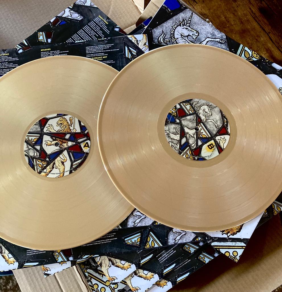 FINALLY!!!! The Golden Eagle has landed ... 
We will be mailing these out over the coming few weeks, thank you all for your patience-we got there in the end😄
There is a handful left 👉theprofessionalsband.com/shop
(ps. there will be NO repressing in gold - A true collectors item)
