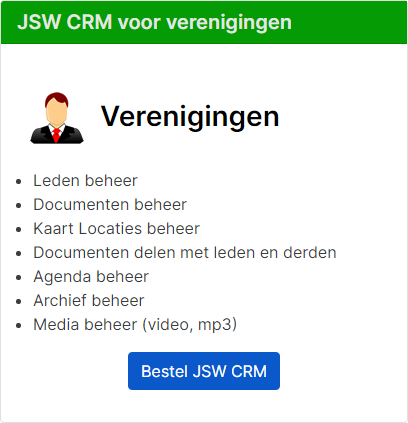 JSWebdesign_nl's tweet image. JSW CRM 4 voor verenigingen

jswebdesign.nl/nl/webshop/jsw…