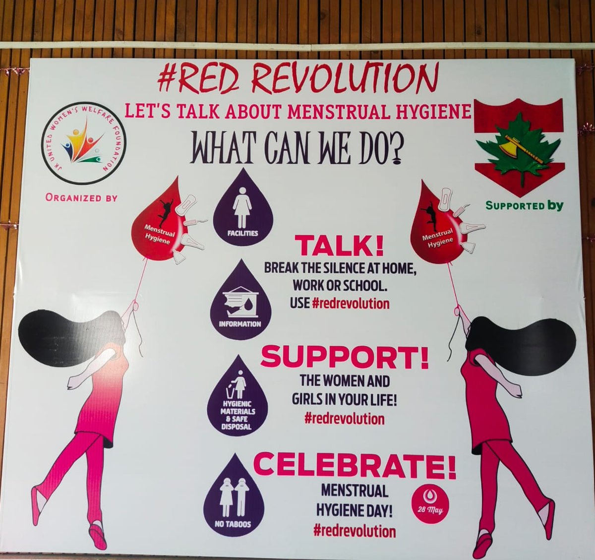 jkuwwf's tweet photo. #redrevolution
#breakthesilence
#noshameinbleeding https://t.co/QYG7x8OBac