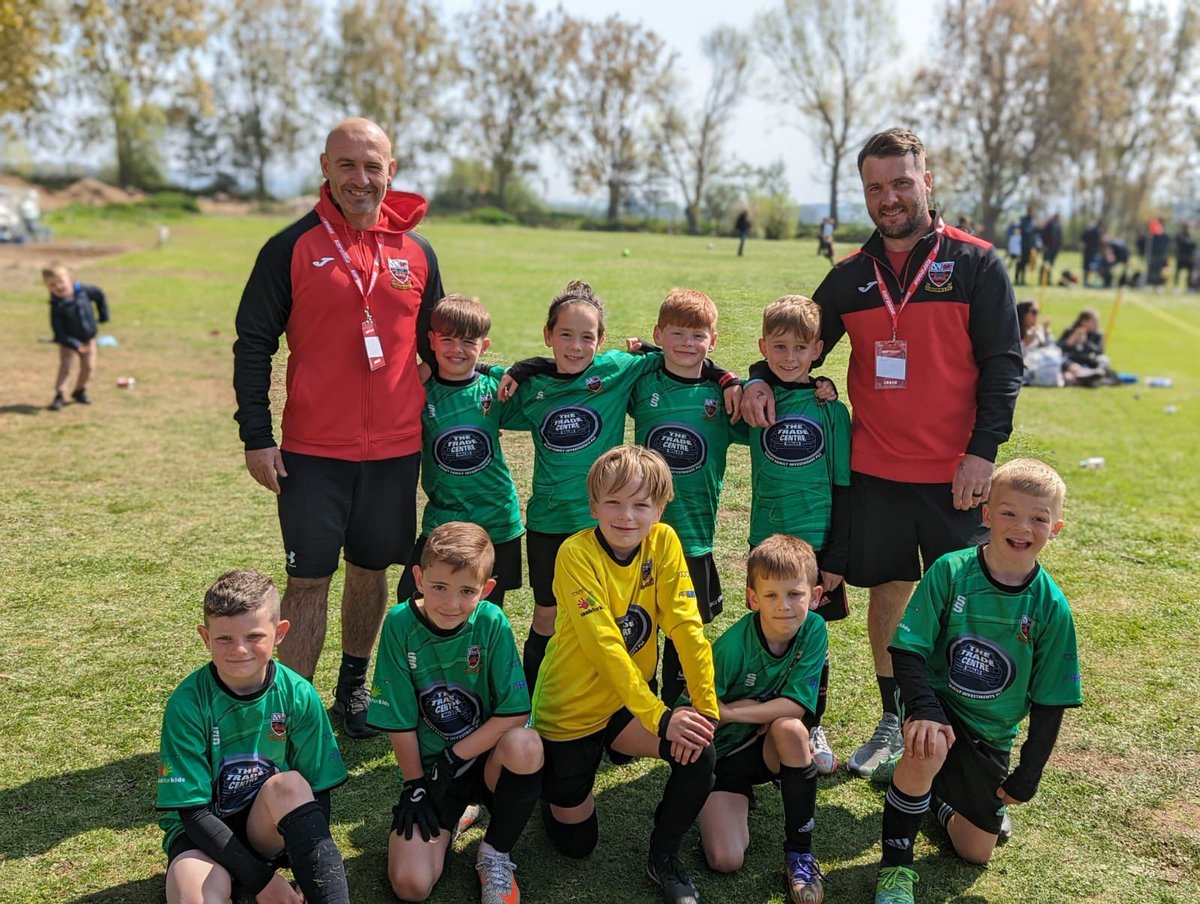 Cracking tour for our under 8s at the minehead festival 🔴⚫️⚽️