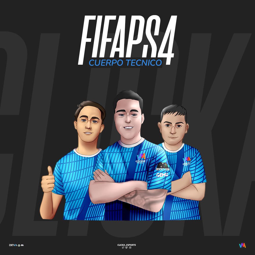 CLKeSports's tweet photo. #FIFA22 // #PS4
Presentamos a nuestro cuerpo técnico que va estar al mando de Clubes Pro en esta temporada de @IESAFIFAar
El equipo comandado por los chicos, va en búsqueda del objetivo y el grupo confía en ellos🤟🏻
A DEJAR TODO POR LA BANDA CLICKERA💪🏻
#GoClicka #SomosClicka https://t.co/pIoekbhMSz