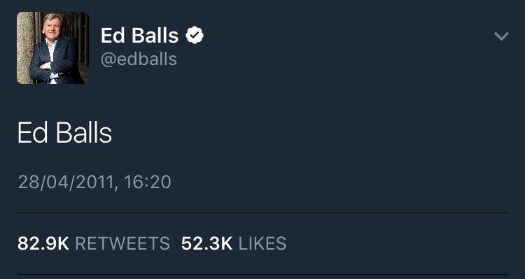 simonhaytack's tweet image. With so much commercialisation, it’s easy to forget the true meaning of #EdBallsDay