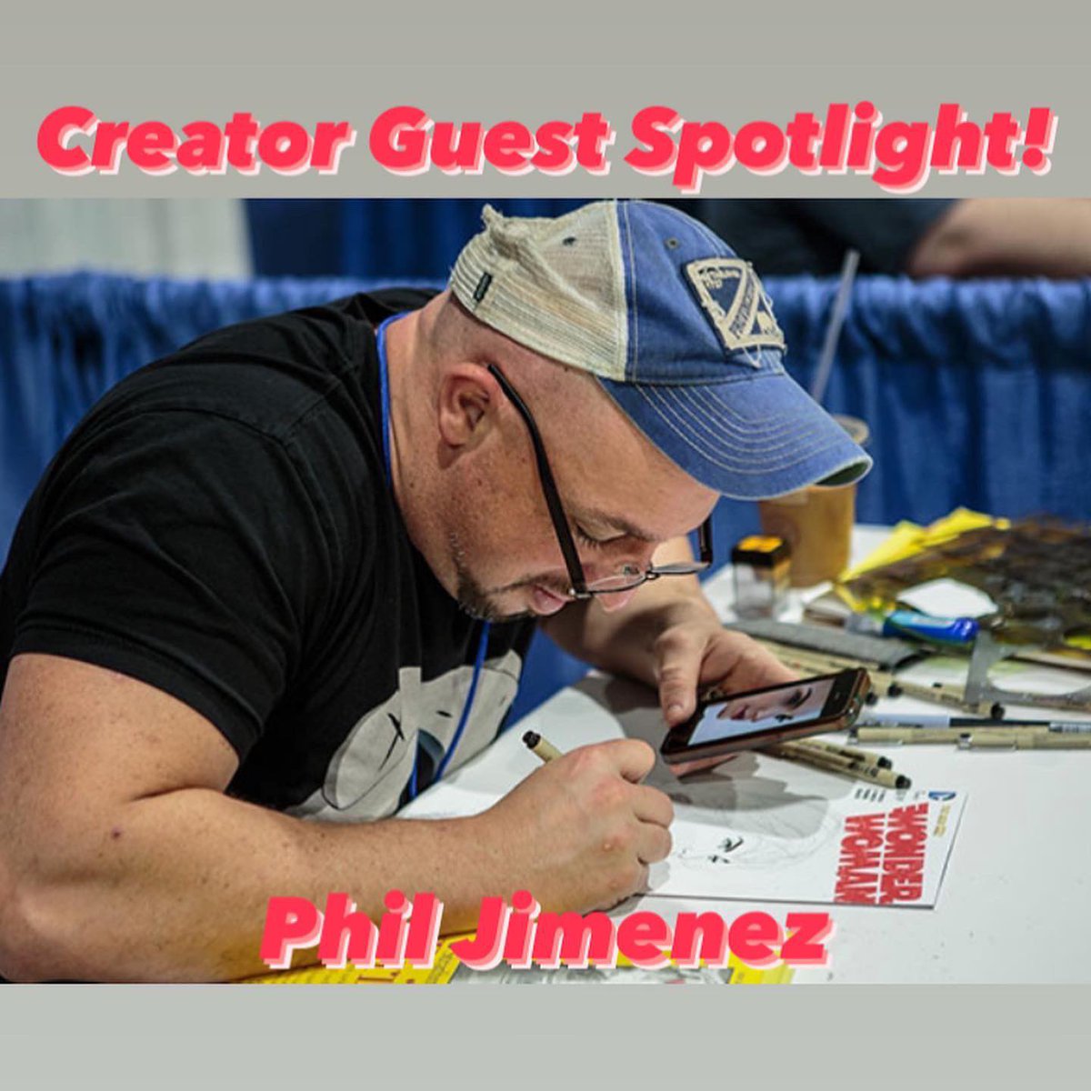 TrentonComicCon's tweet photo. Next creator guest spotlight is @philjimeneznyc! #PhilJimenez is a legendary comic artist known for immaculate runs and covers of just about every major Marvel and DC character. Next, his Otherworlds returns via #Zestworld. Welcome to #TheTCCC, Phil! #TrentonCharityComicCon https://t.co/cD9k1QVRaB