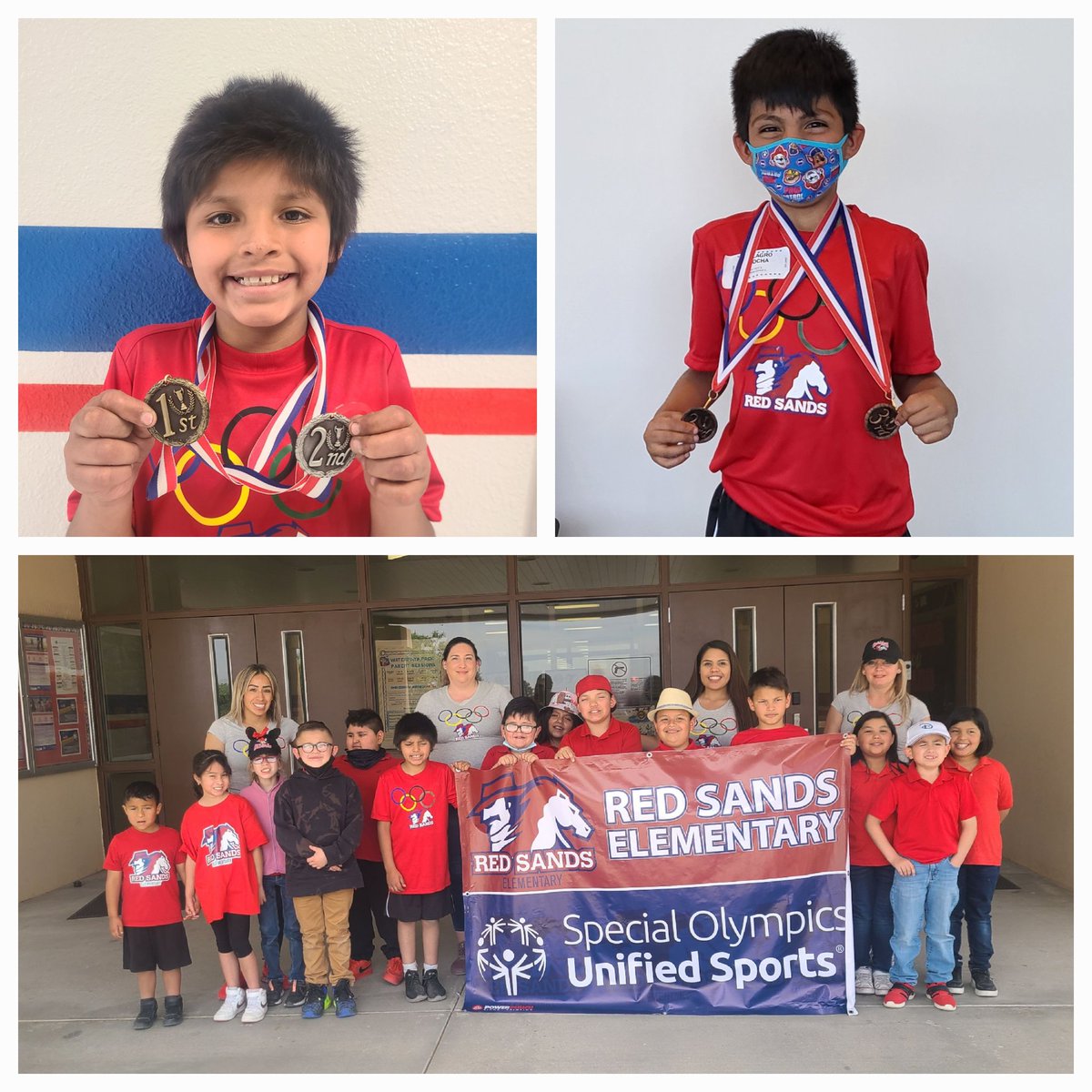 B_Ramos3's tweet photo. Our amazing athletes showed incredible determination today and created wonderful memories they will cherish forever! 🏅 Thank you to all who have supported and encouraged our class in preparation for today! We are extremely grateful! 🤗 @RSEcowboys @ClintISD https://t.co/GuCa5vVZ20