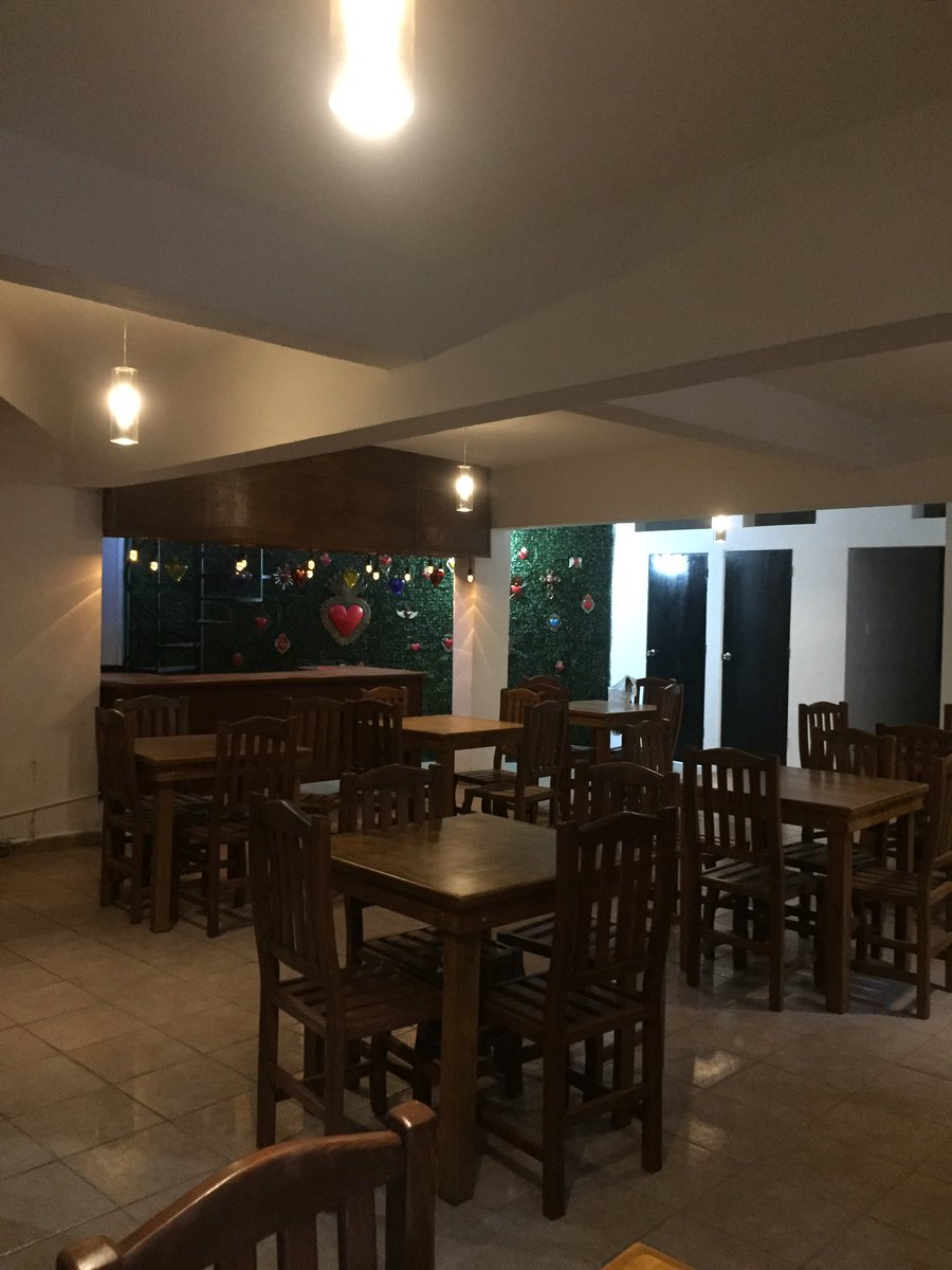 Así quedó para la apertura del restaurante