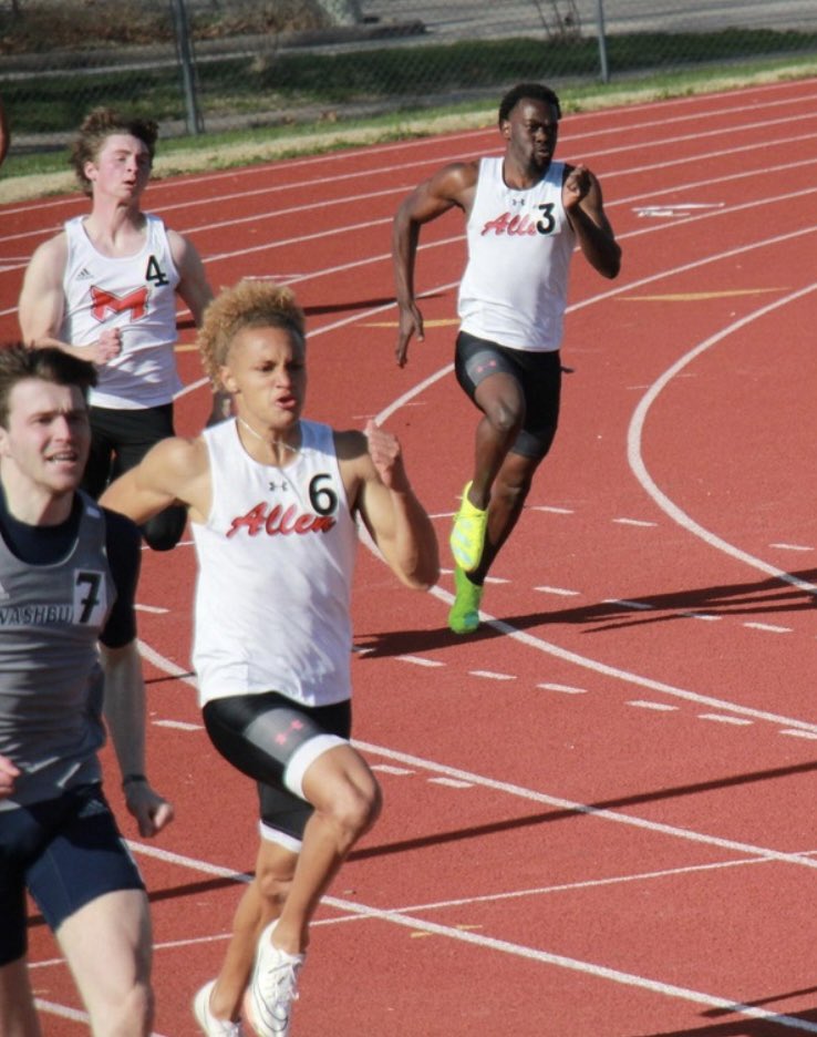 lytrack's tweet photo. Beyond blessed to announce that I have received my first track &amp; field offer to compete at the next level!🔴⚪️ @AllenRedDevils @ElTrackand @DeAnthonyCurtis https://t.co/hnV9J2FE7b