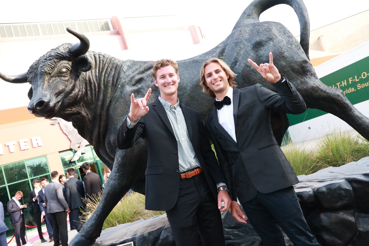 USFAthletics's tweet photo. All Black attire is a straight mood!🔥

#HornsUp🤘 | #StampedeofChampions https://t.co/xighxxCkyx
