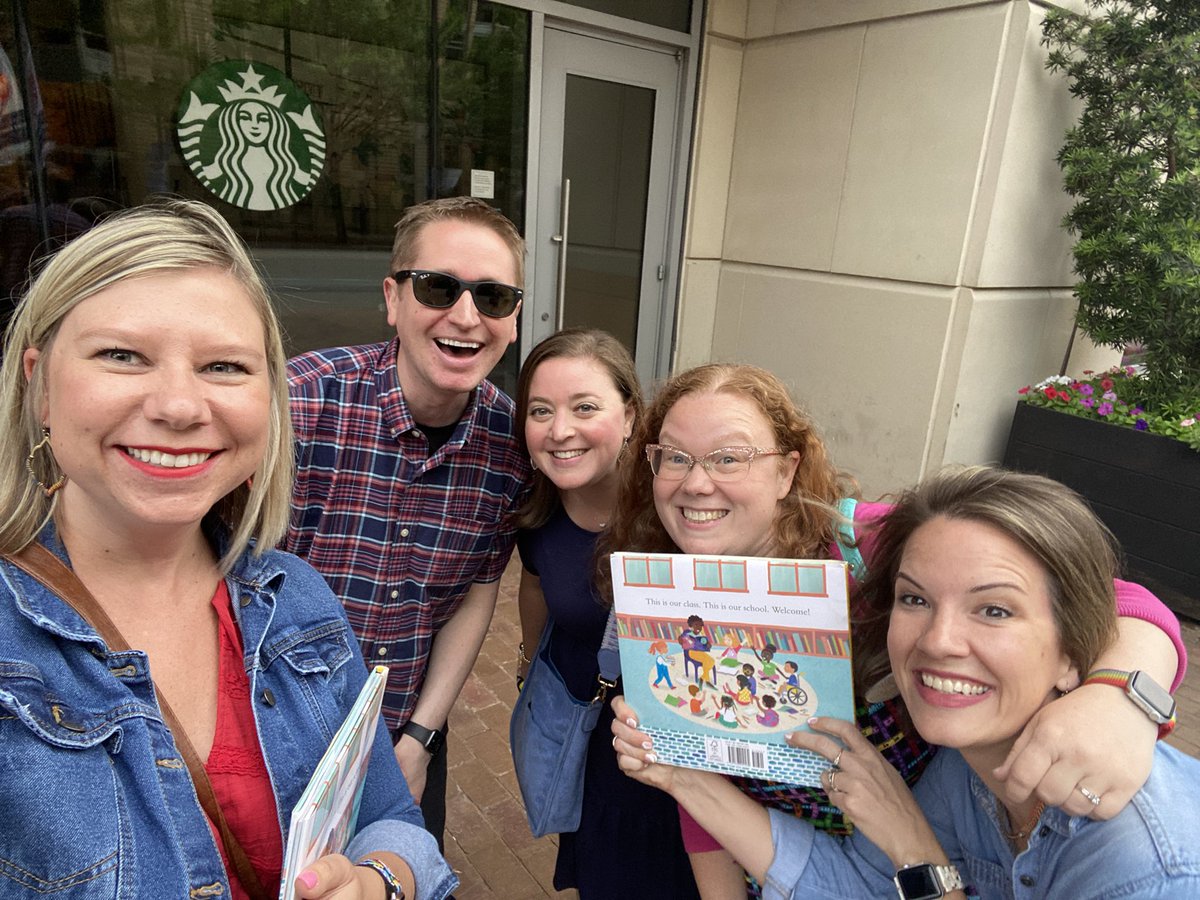 When you run into @MrSchuReads on the street and he gives you a copy of This is a School!! 🎉 #txla22