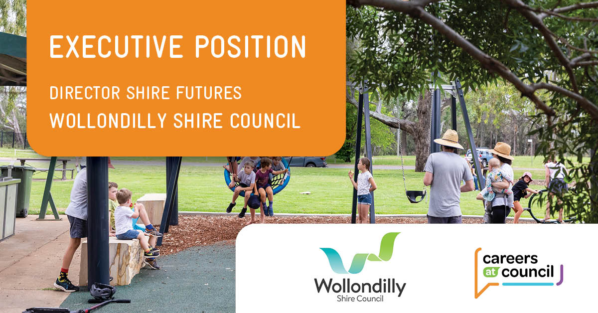 💼 NEW Executive Position: Director Shire Futures, Wollondilly Shire Council.

📅 Applications close 5pm Monday 16 May.

For more information or to apply > bit.ly/3xU1GCR

#CareersatCouncil #LGMSExecutiveRecruitment #CouncilJobs #ExecutiveRecruitment