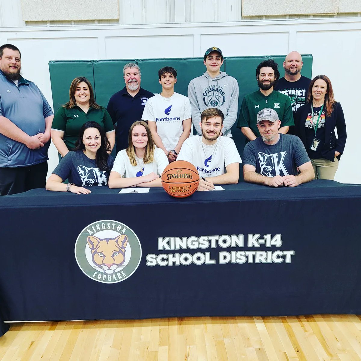 AmberNelson (@nelson423014) on Twitter photo I'm so proud of these 2! Today they signed their letters of intent to play Basketball at Fontbonne University! We are just getting started!! <a href="/Madisonnelson30/">Madison Nelson</a> <a href="/MattKing_Sports/">Matt King</a> <a href="/HouseHamilton1/">Coach Hamilton</a> <a href="/kingstongirlsbb/">Kingston Girls Basketball</a> <a href="/JHTraining79/">Jacob Hedgcorth</a> <a href="/fontbonnewbb/">FONTBONNE WBB</a> <a href="/FBUBasketball/">Fontbonne Basketball</a> I'm so proud of these 2! Today they signed their letters of intent to play Basketball at Fontbonne University! We are just getting started!! <a href="/Madisonnelson30/">Madison Nelson</a> <a href="/MattKing_Sports/">Matt King</a> <a href="/HouseHamilton1/">Coach Hamilton</a> <a href="/kingstongirlsbb/">Kingston Girls Basketball</a> <a href="/JHTraining79/">Jacob Hedgcorth</a> <a href="/fontbonnewbb/">FONTBONNE WBB</a> <a href="/FBUBasketball/">Fontbonne Basketball</a>