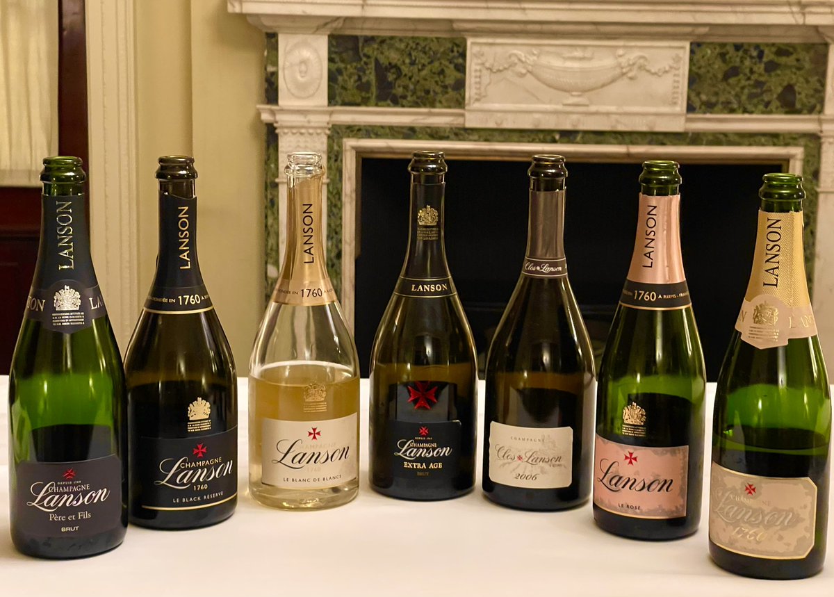 WOTWIUk's tweet photo. Another great event at the #cavalryandguardsclub 

🍾 Lanson Père &amp; Fils, Brut, NV
🍾 Lanson Le Black Reserve, NV
🍾 Lanson Le Blanc de Blanc, NV
🍾 Lanson Extra Age Brut, NV
🍾 Clos Lanson Brut, 2006
🍾 Lanson Le Rosè Brut, NV
🍾 Lanson Ivory Label Demi Sec, NV https://t.co/WQDqEUfzg4