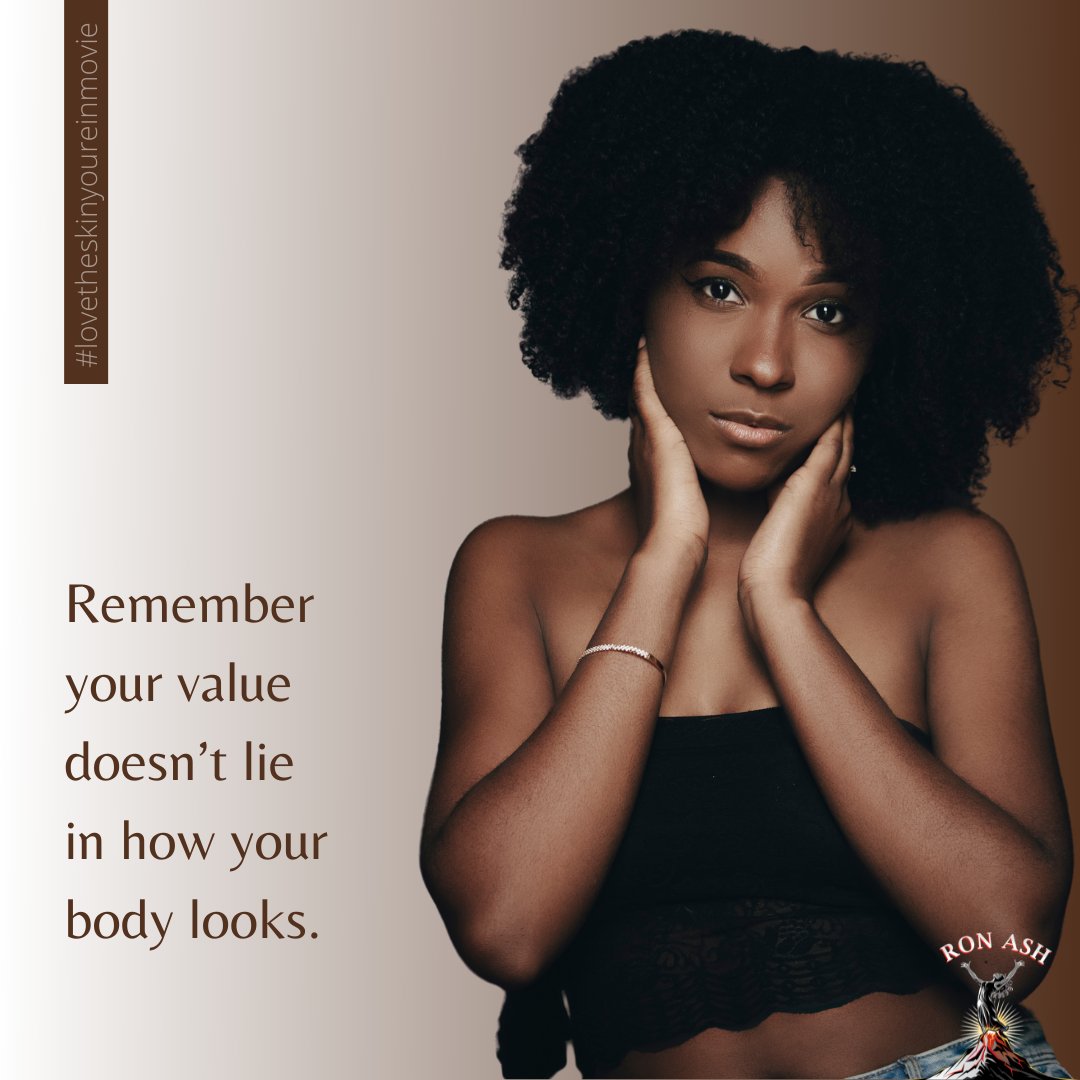 RonAshLLC's tweet image. This is fundamental! 

Self-love means loving you, flaws and all. You are enough as you are. So, wear what makes you feel good. If it’s a lot or if it’s a little, wear what makes you feel confident, comfortable, and happy. #lovetheskinyoureinmovie #ronashllc #blackwomenselflove