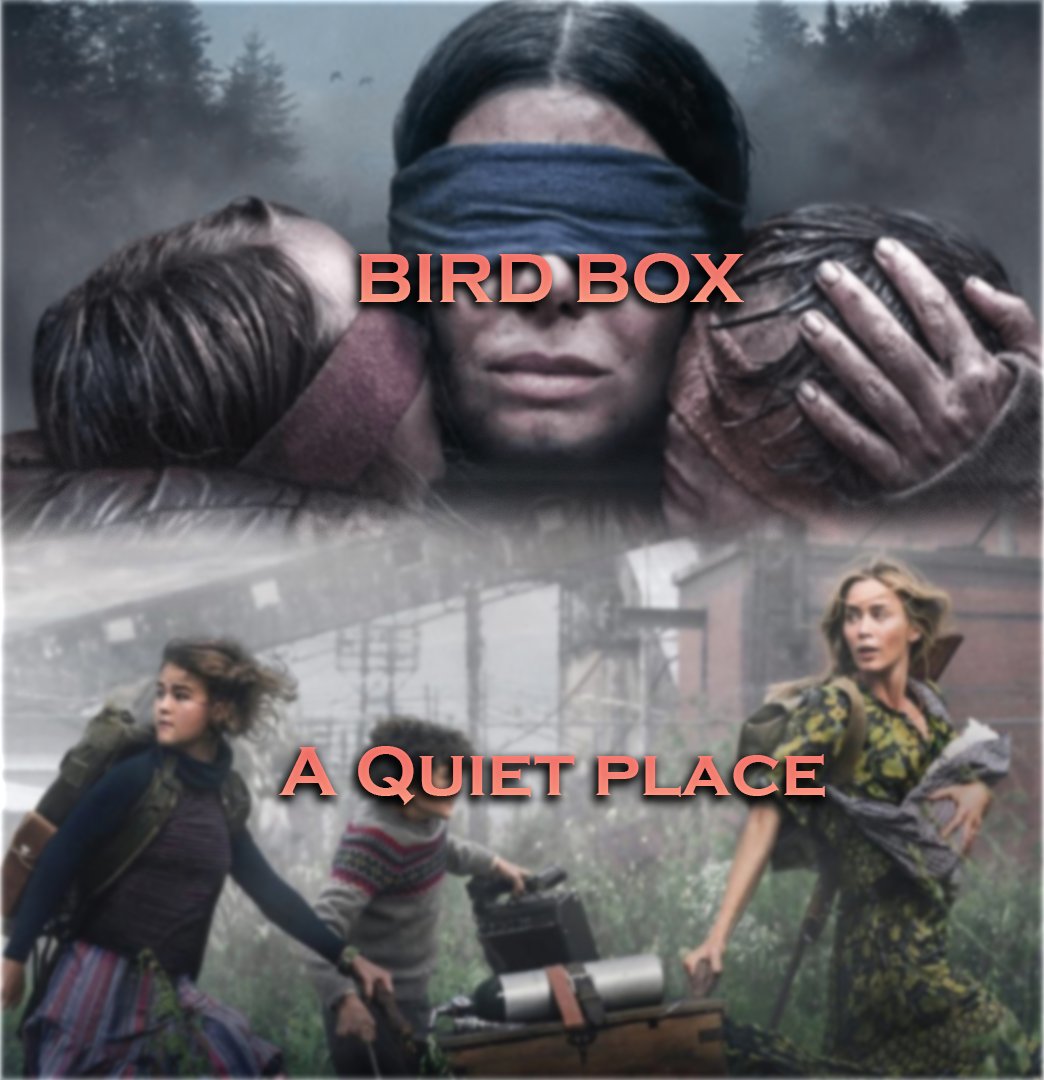 Sizce hangi filmin evreninde hayatta kalmak daha zor? 

#filmix #birdbox #aquietplace #sinema