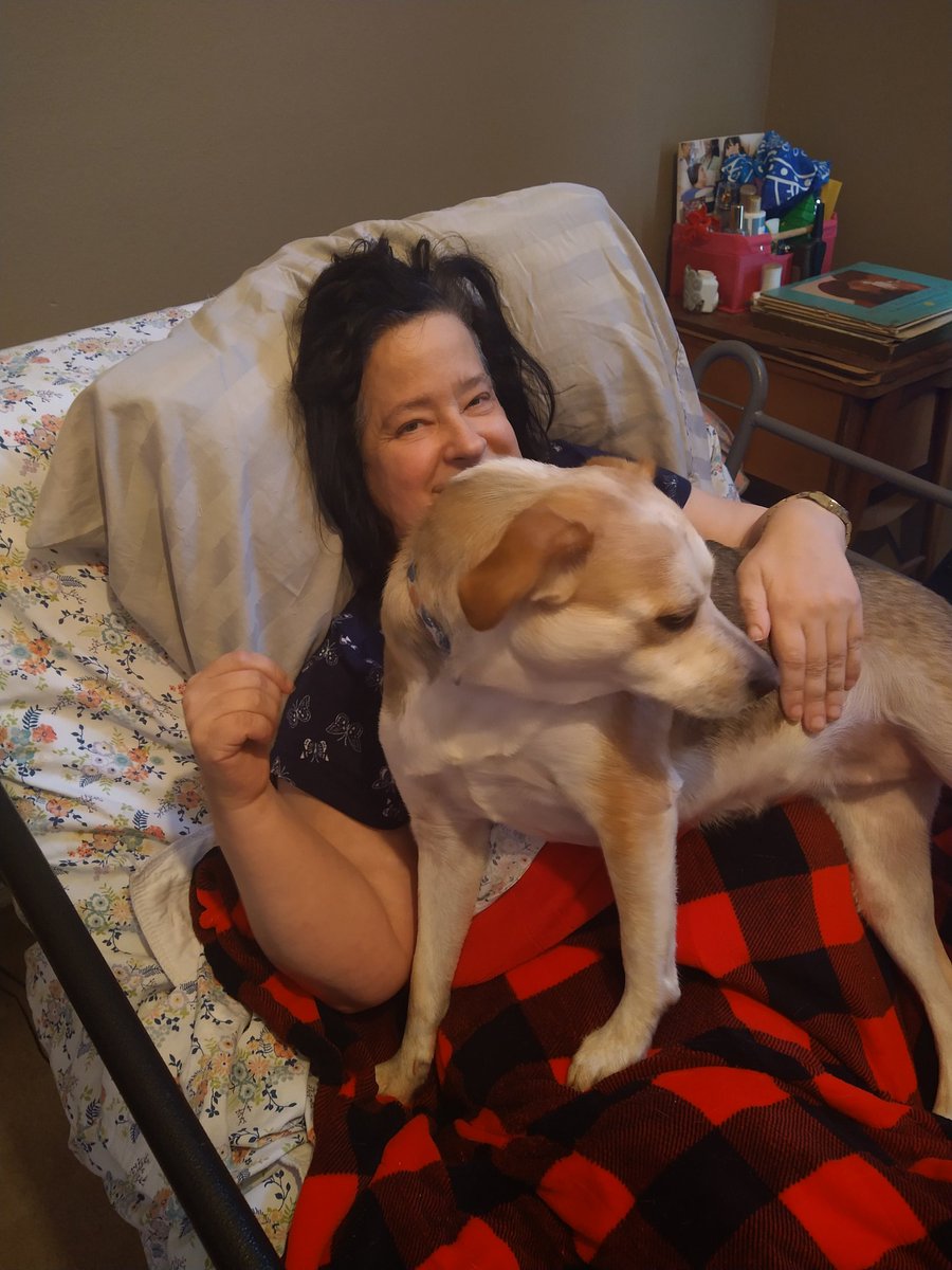 Had a day out of the house. She decided to go to work with I and mom today. We fixed two sets of cameras today. Hooray! Got our grub on at Golden corral too to top it off because she has graduated wound care last Thursday. You go Dana!