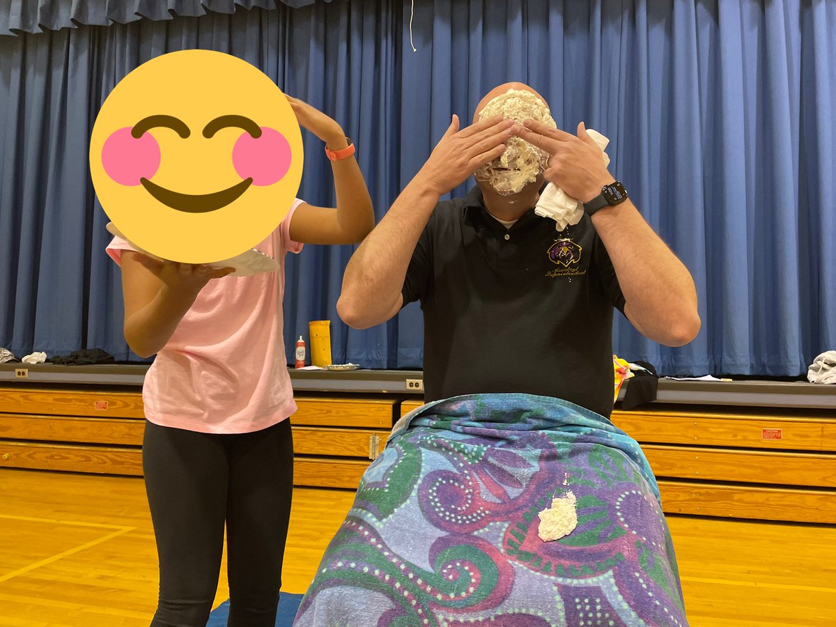 Under the direction of Ms. Fleisher and Ms. Eberhard, Applegarth students earned over $12,000 for the Kids Heart Challenge. Asst. Supt. Dr. Layman and Athletic Director Dowling took pies to the face from our highest earning classes! #shinyapples#mtsdfalcons