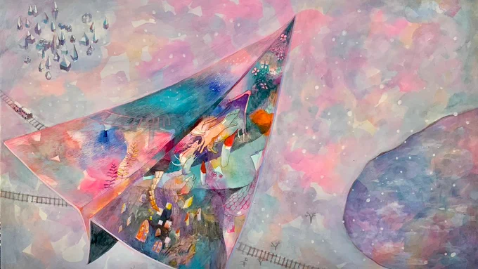 アクリル絵具で描いてます🎨
無名絵師です。

#イラスト #絵柄が好みっていう人にフォローされたい #art 