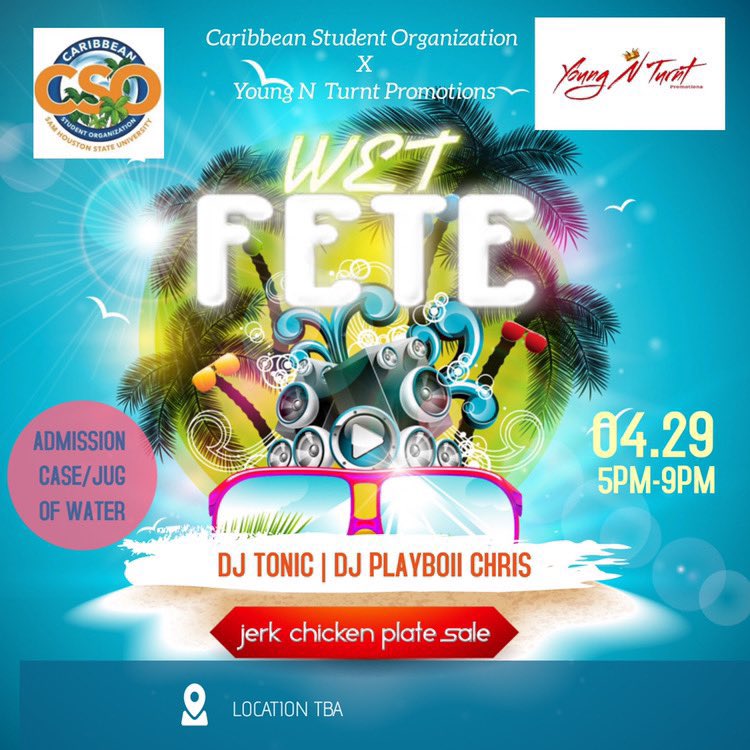 SHSUCSO's tweet photo. THIS FRIDAY !! You don’t want to miss out! Party like a Caribbean 🥳🥳🥳 #SHSUWetFete #CSOWEEK22 #SHSUCSO @YoungNTurntP https://t.co/Go1dExsnp9