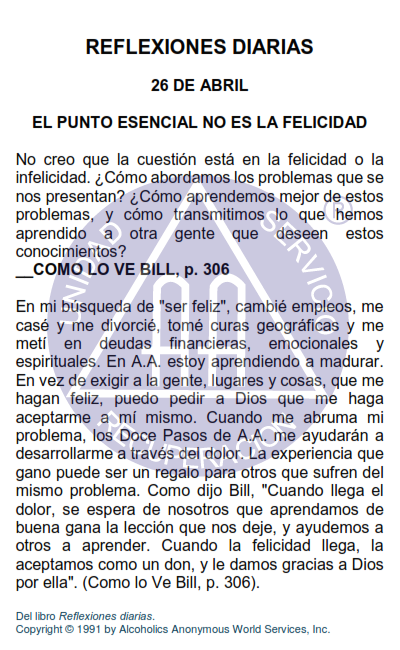 BillyBo77303994's tweet photo. 🙏
26 DE ABRIL
"EL PUNTO ESENCIAL NO ES LA FELICIDAD"
https://t.co/Yq5e5OjzT5 https://t.co/hnDHJV6tEB