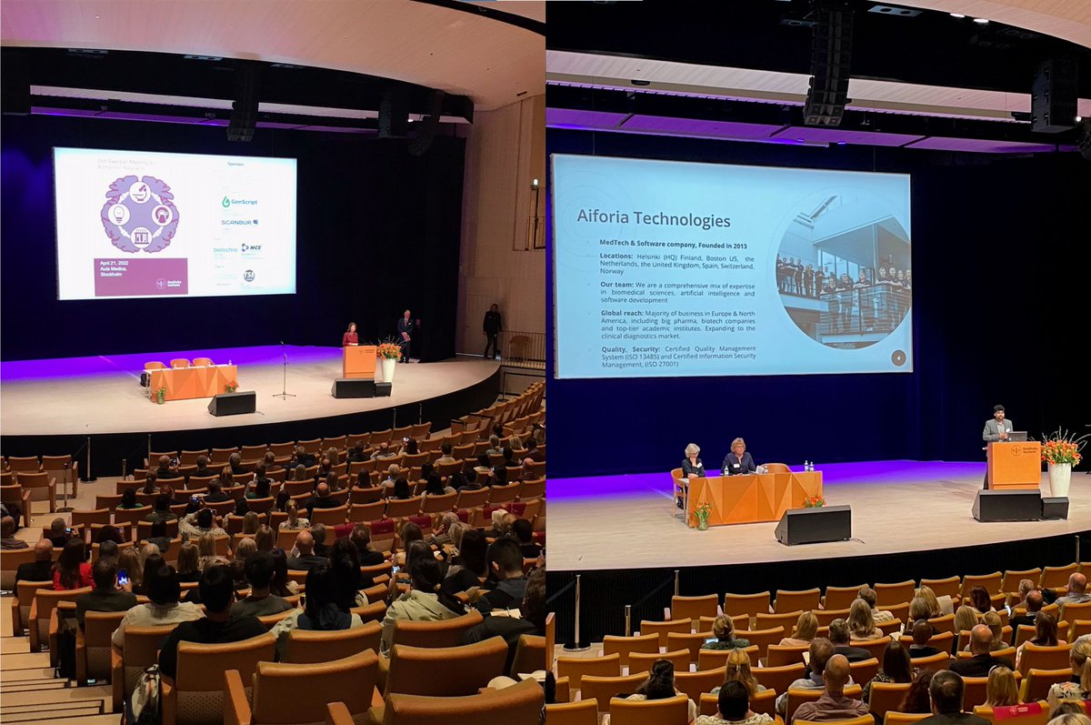 Was a blissful moment to share stage with Her Majesty Queen Silvia of Sweden, discussing our AI contributions in Alzheimer's research
Aiforia Technologies #alzheimersdisease #alzheimersresearch #alzheimersawareness #sweden #healthcare #aiforhealth #neuroscience #ai #neuroscience