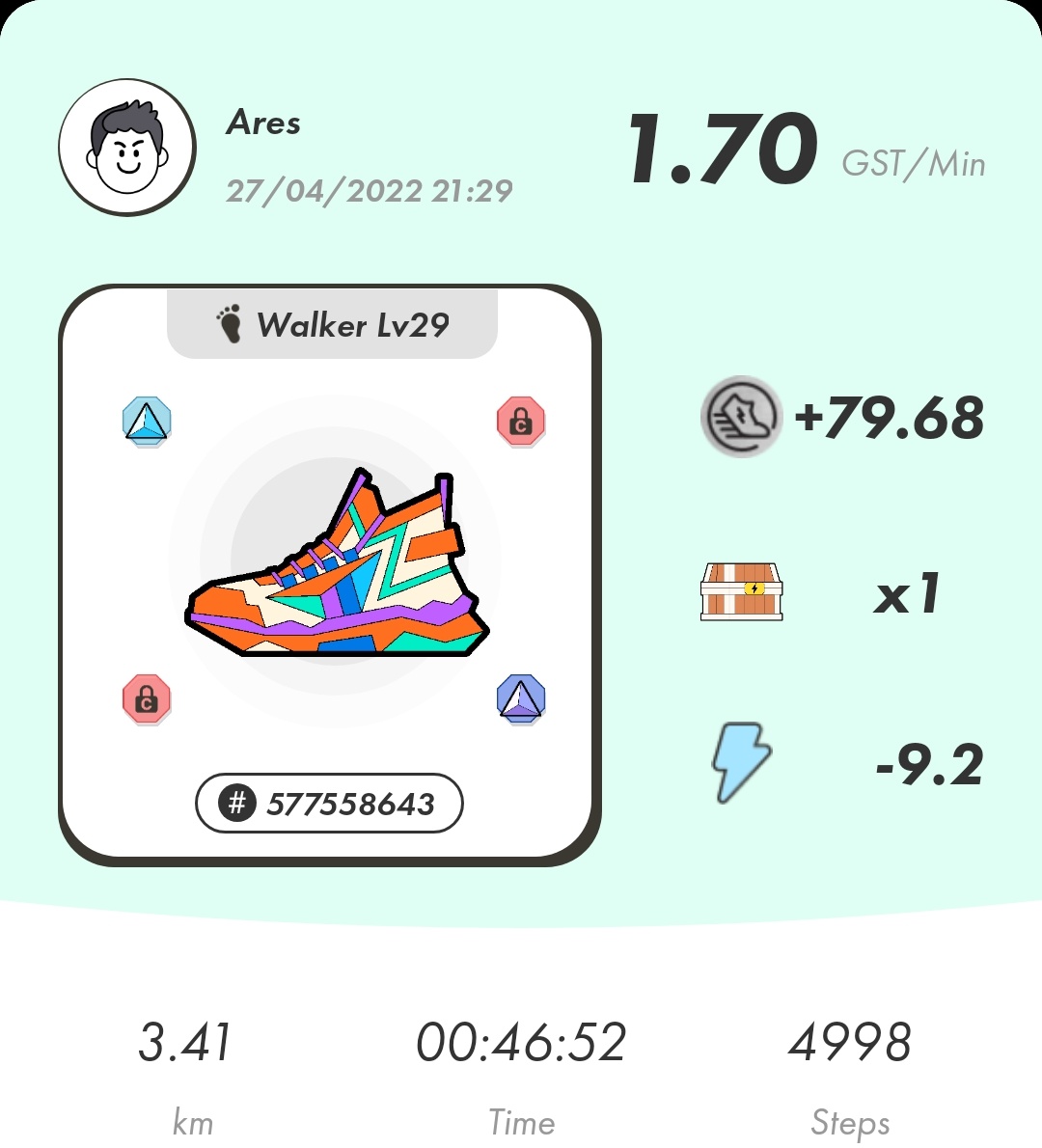 Areskrc's tweet photo. Kazancınızı cebinize atmayı unutmayın.
Yakında triple win event gelecek hazırlıklı olun ve yatırım yaptığınız yeri takip edin.
👟 code : 84809363
#STEPN #stepnactivationcode #GST #GMT #stepnfanturkey https://t.co/oC9uHHUNfg