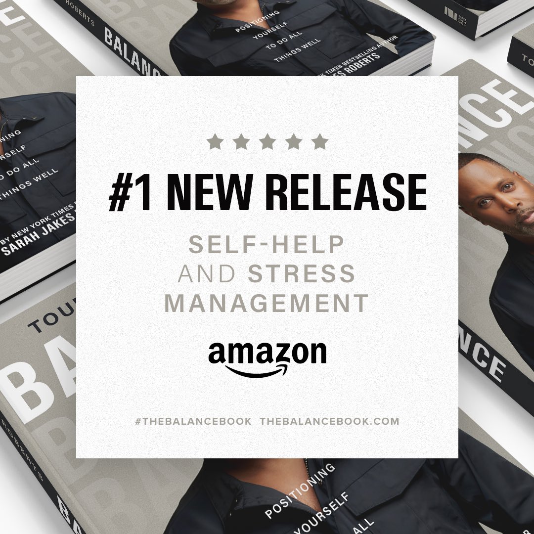 toureroberts's tweet photo. Balance is #1 in Self-Help and Stress Management 🙏🏾

Balance is disrupting the nosiness of life and prioritizing whatever it takes to produce from a place of wholeness for the thousands of people who have started the journey. https://t.co/HDGduoclKw