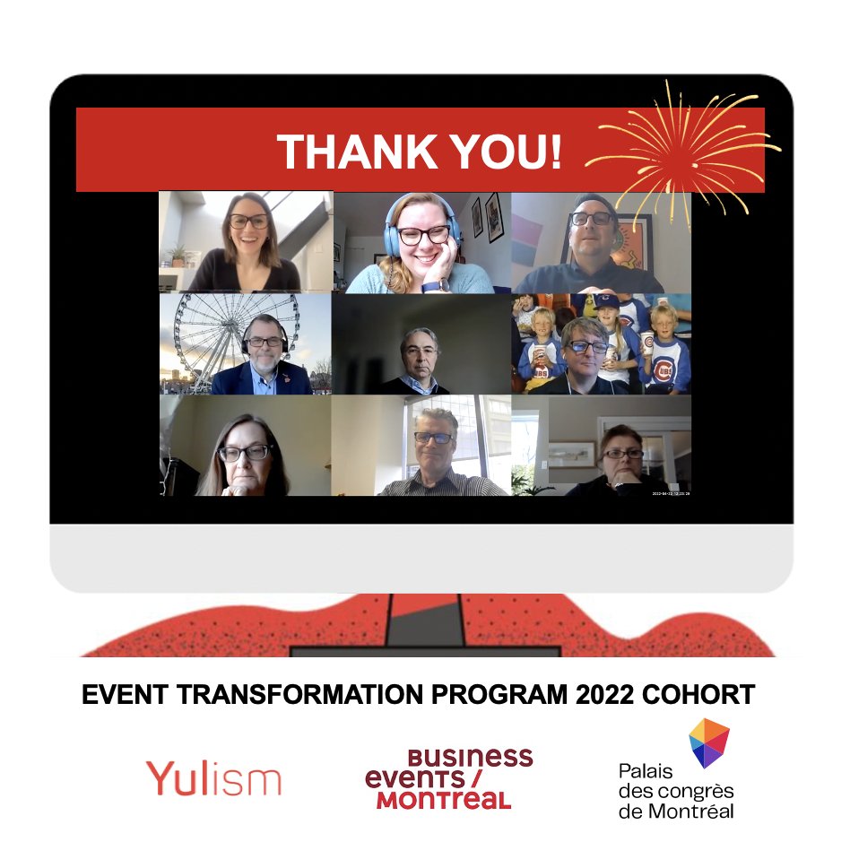 The participant's journey of the first international cohort of the event transformation Program "ended" last Friday! 🚀
This is not really the end 🙂, the program is above all a rich human experience and a growing community mobilized for the transformation of our industry!