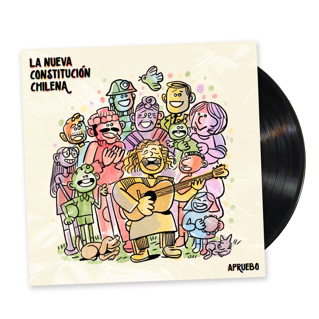 Los dos últimos discos creados a raíz de un alzamiento militar por comisiones designadas entre cuatro paredes. 
Nosotrxs preferimos escuchar el nuevo disco antes de aburrirnos con las mismas marchas militares de siempre.
#Apruebo 💿🎶