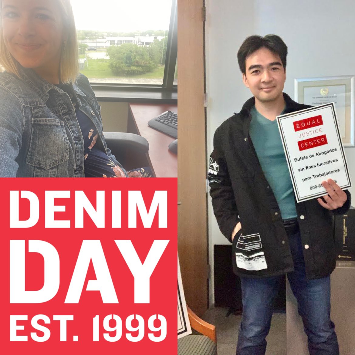 There is NO excuse and NEVER an invitation to⠀⠀
❌ harass⠀⠀
❌ abuse⠀⠀
❌ assault⠀⠀
❌ or rape⠀⠀

The Equal Justice Center stands with survivors on #DenimDay2022! 

#SAAM #LASSA