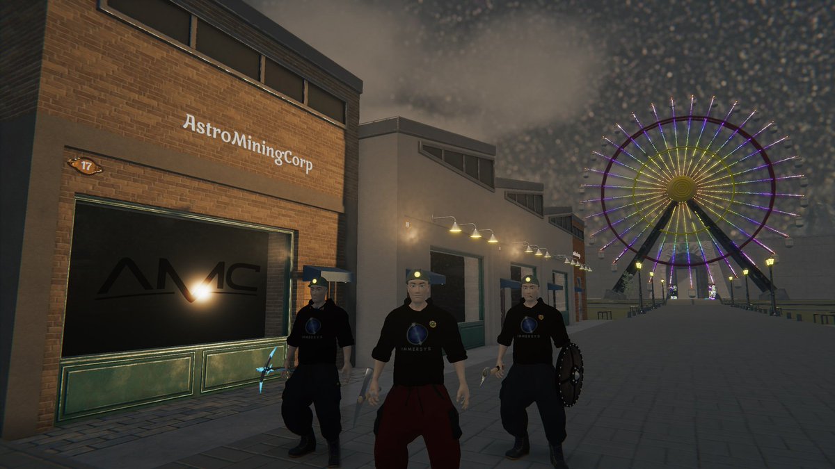 Taktiker's tweet photo. @Immersys  #immersyscontest of cause the Astro mining Corp gathered in front of our very own store. Visit us in immersys ;) https://t.co/bmLBGEVW2e