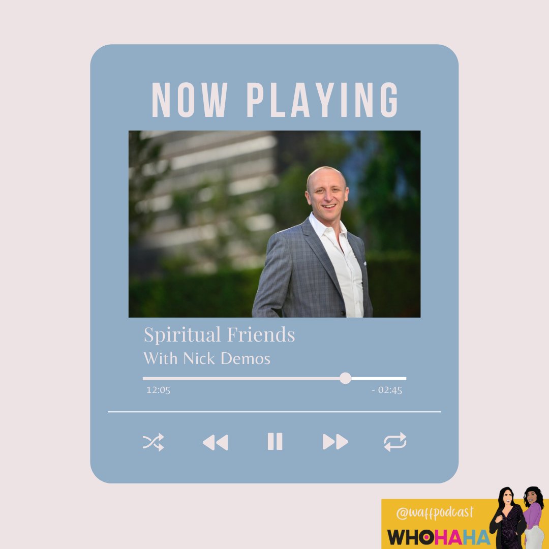 I feel the Spirit of Friendship in this podcast tonight... 👻
This week we were joined by dear friend @NickDemos  to talk about mentorship, spirituality, and friendships that have both! 💯🌈❤️
be sure to tune into this moving episode of WAFF on <a href="/whohahadotcom/">WhoHaha</a>