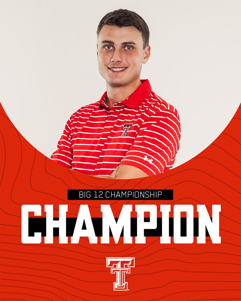 🏆 Ludvig Aberg is your 2022 Big 12 Champion after shooting 8-under for the tournament!