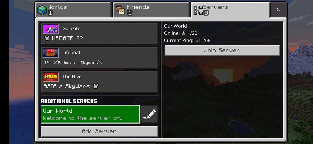 Marcvisen's tweet photo. Welcome player minecraft, we are open server, make your own world https://t.co/mQQdGVMaj0