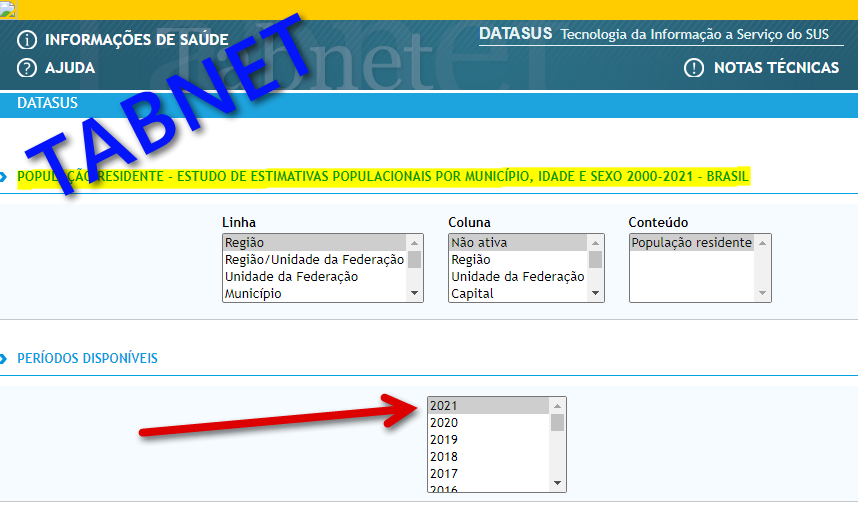 jcarlosjorge's tweet photo. Dados do estudo de estimativas populacionais por municípios, sexo e idade de 2000 a 2021 foram publicados no #DATASUS.
#tabnet #populacao #ibge
https://t.co/4DlTKVL6uG https://t.co/w4anLByiSe