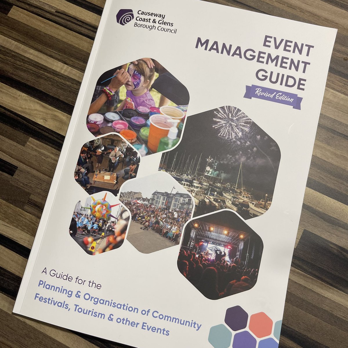 Tonight we attended the Causeway Coast and Glens Borough Council launch of its latest edition of the Events Management Guide for event organisers in the community and voluntary sector within CCGBC.  A fantastic resource for any organision delivering an event in the Borough.