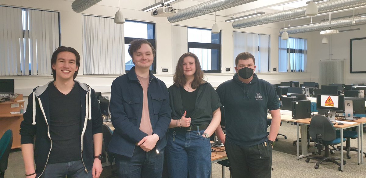 AbertayHackers's tweet image. Massive congratulations to our new committee 🥳🥳
President-@CyberSophi 
Vice-president-@MuirlandOracle 
Secretary-@HeySmithHere 
Treasurer-@_qtiti