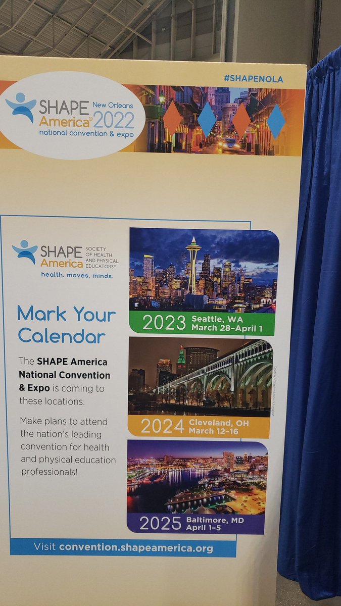 SHAPE America Western District (@shapeamericawd) on Twitter photo If you are at #SHAPENOLA its great having ypu here with us. If you didn't make it it's OK. We want to see you in the next couple of years. So start making your plans to join us at one or all of these great conferences coming. Lets represent <a href="/SHAPEAmericaWD/">SHAPE America Western District</a>. GREAT TIMES AHEAD. If you are at #SHAPENOLA its great having ypu here with us. If you didn't make it it's OK. We want to see you in the next couple of years. So start making your plans to join us at one or all of these great conferences coming. Lets represent <a href="/SHAPEAmericaWD/">SHAPE America Western District</a>. GREAT TIMES AHEAD.