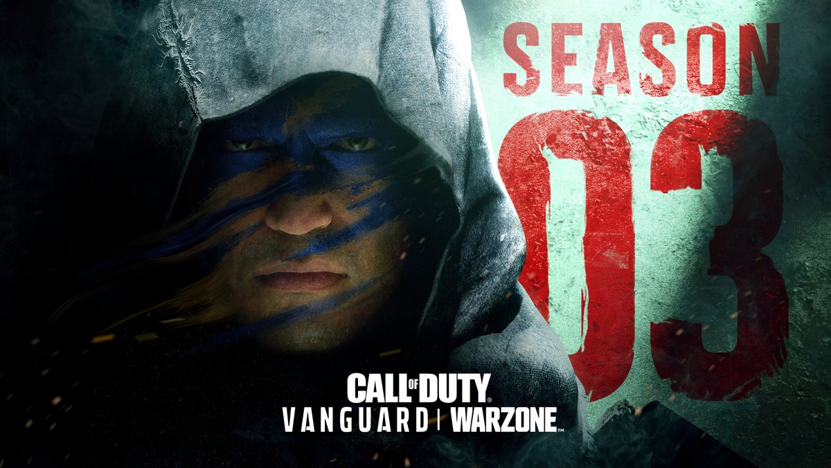 PlayStation's tweet image. #Warzone and #Vanguard season 3 drops today. Earn 2XP through May 2 and explore new points of interest in Warzone, including a dig site of monstrous proportions: play.st/Warzone
