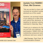 Photo by Annual Reliability and Maintainability Symposium (@RAMS_Symposium)