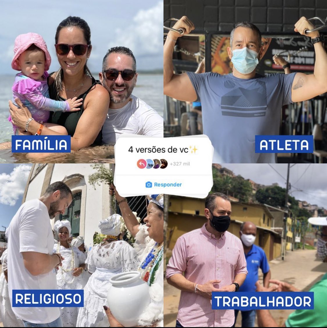 kaiomoraesba's tweet photo. Muito orgulho dessas 4 versões e de tantas outras que somos capaz de exercer! E vocês, quais as versões que têm mais orgulho? #trend https://t.co/SJUgQyVvqx