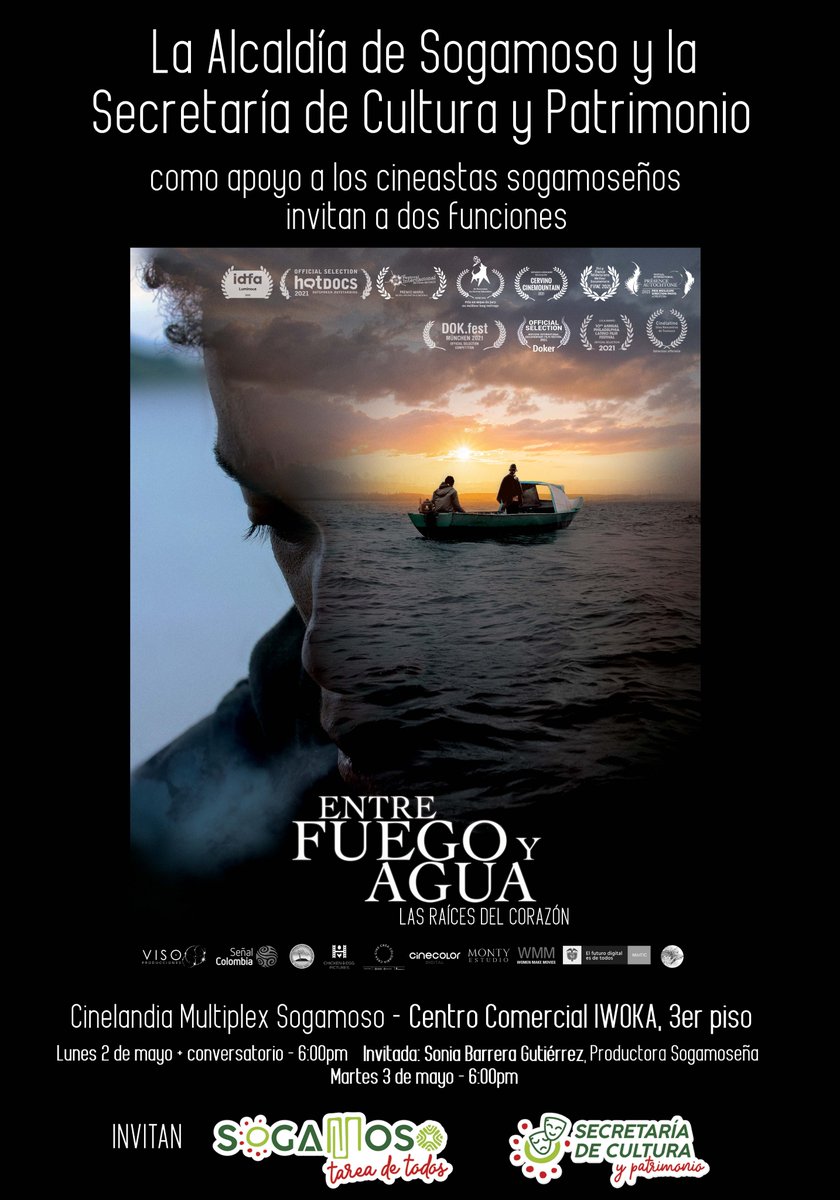 Llegamos a Sogamoso, tierra natal de nuestra productora Sonia Barrera, en donde tendremos dos funciones gracias al apoyo de la Secretaría De Cultura y Patrimonio y a la Alcaldía de Sogamoso. Nos encanta poder compartir con el público boyacense. ¡No se la pierdan!