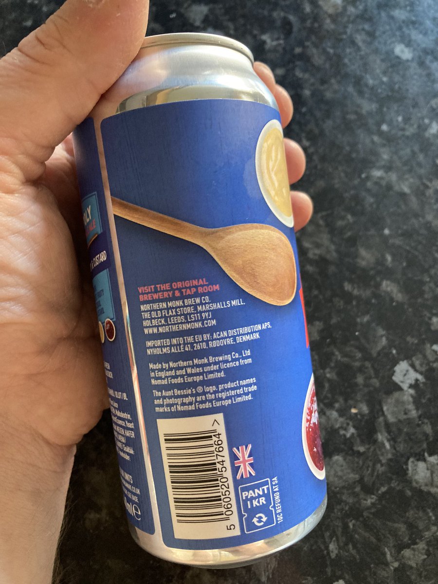 s77tux's tweet photo. #BeerForTonight is @NMBCo X @AuntBessies #JamRolyPoly (Pale ale, 4.5% ABV, 440ml) Pale pink, very cloudy appearance; custard aroma; slight sharp but not unpleasant mouthfeel; apricot + strawberry taste, followed by plum + custard aftertaste. Delicious! #Slàinte #NowDrinking https://t.co/zy7zODhS9T